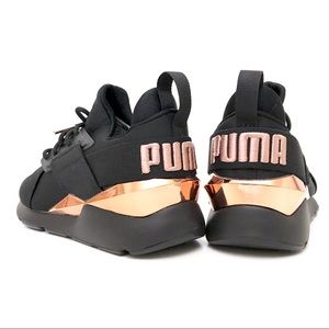 puma muse metal womens orange